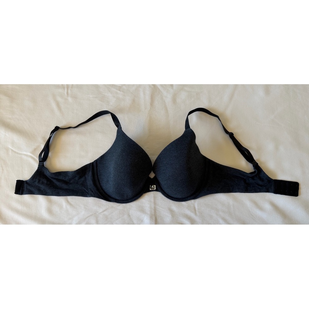 Victoria's Secret Charcoal Gray T-Shirt Lightly Lined Full Coverage Bra 36C
